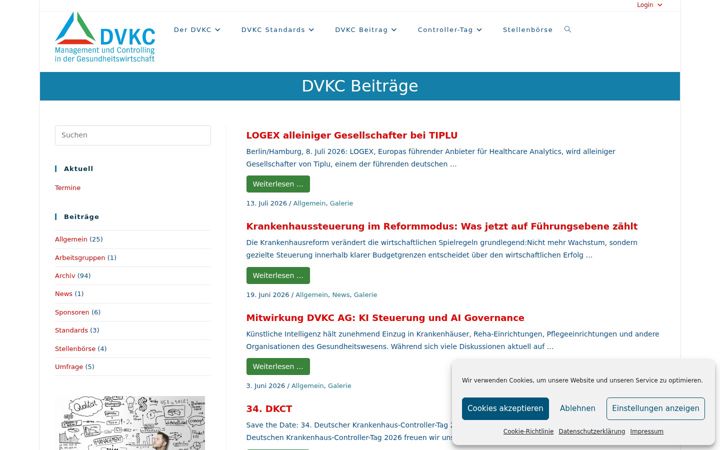 Screenshot of dvkc.de