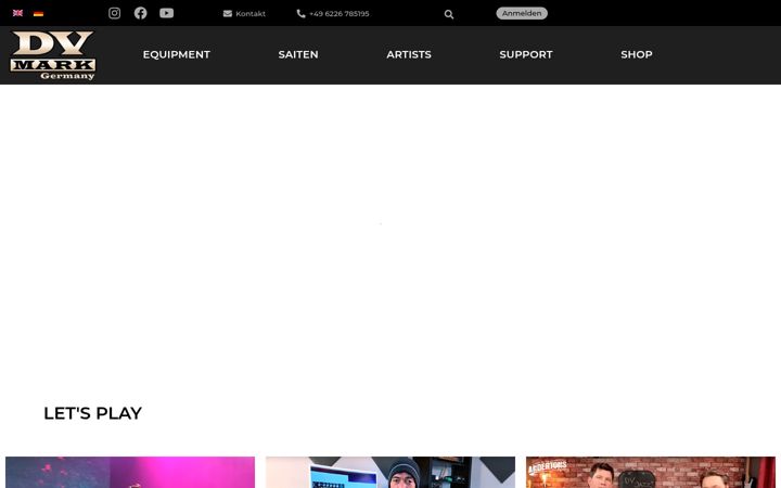 Screenshot of dvmark.de