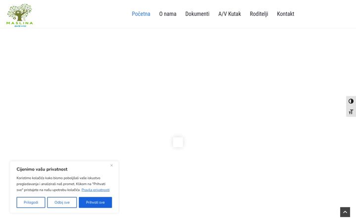 Screenshot of dvmaslina-tribunj.hr