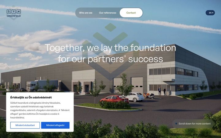 Screenshot of dvmgreenfield.com