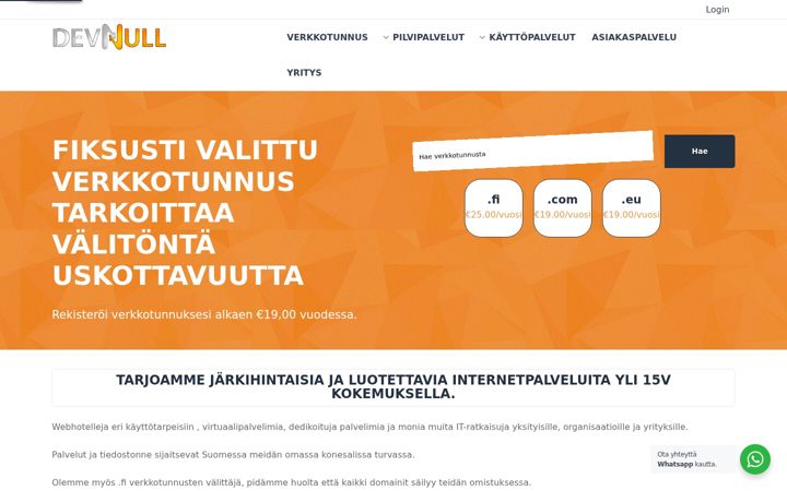 Screenshot of dvn.fi