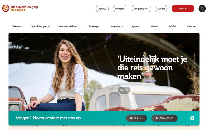 Snímek obrazovky dvn.nl