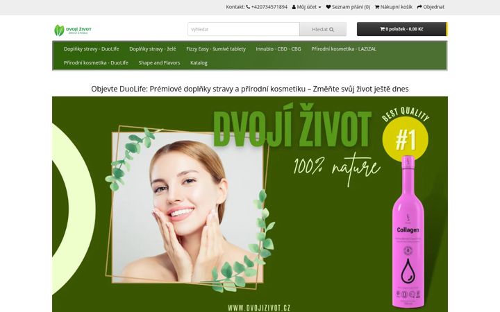 Snímek obrazovky dvojizivot.cz
