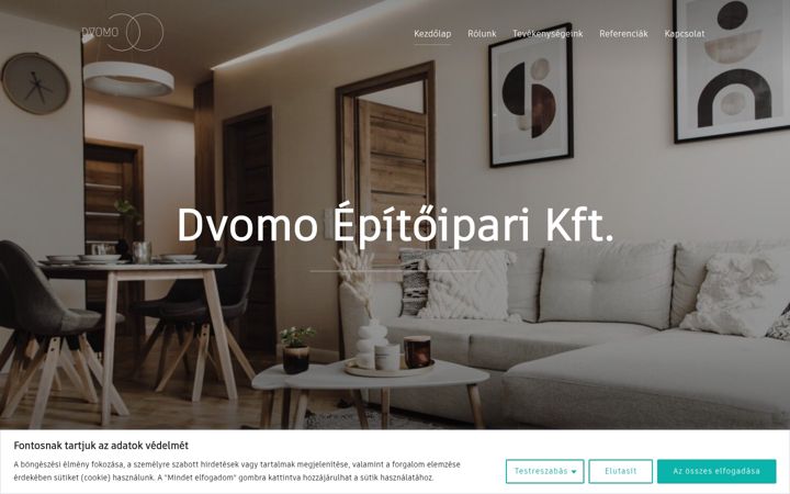 Skjermbilde av dvomo.hu