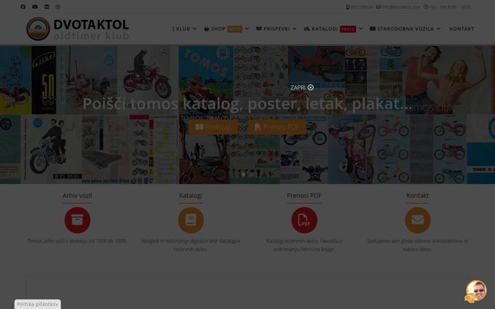 Screenshot of dvotaktol.com