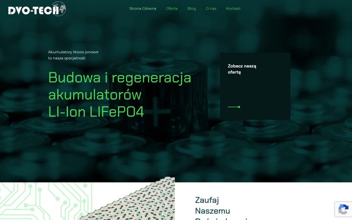 Captura de ecrã de dvotech.pl