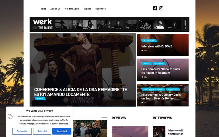 Screenshot of dvoxmag.com