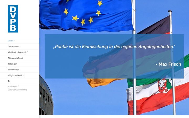 Screenshot of dvpb-nw.de