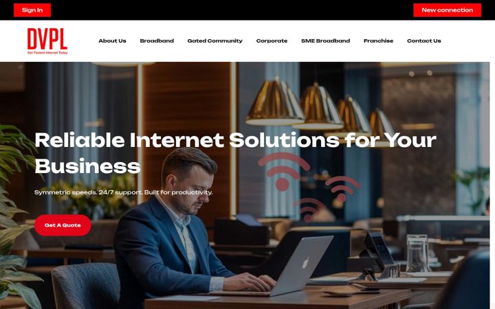 Screenshot of dvpl.in