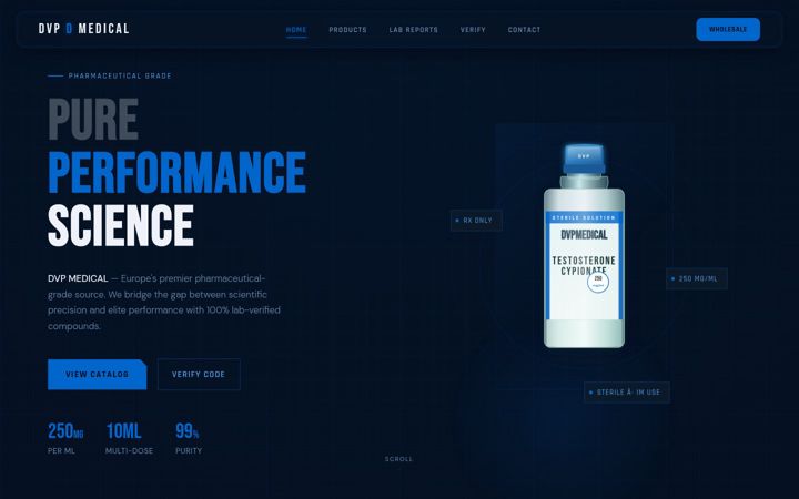 Screenshot of dvpmedical.com