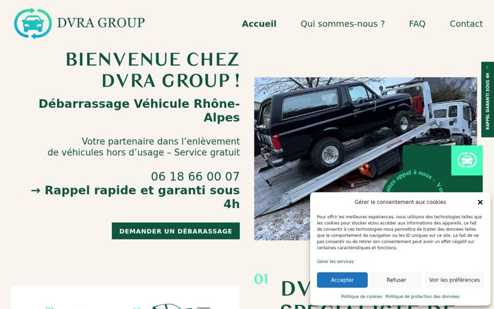 Screenshot of dvra-group.fr