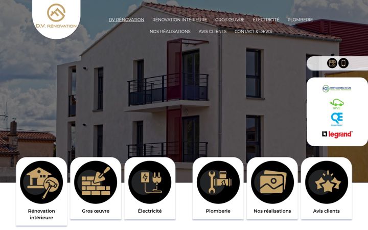 Screenshot of dvrenovation.fr