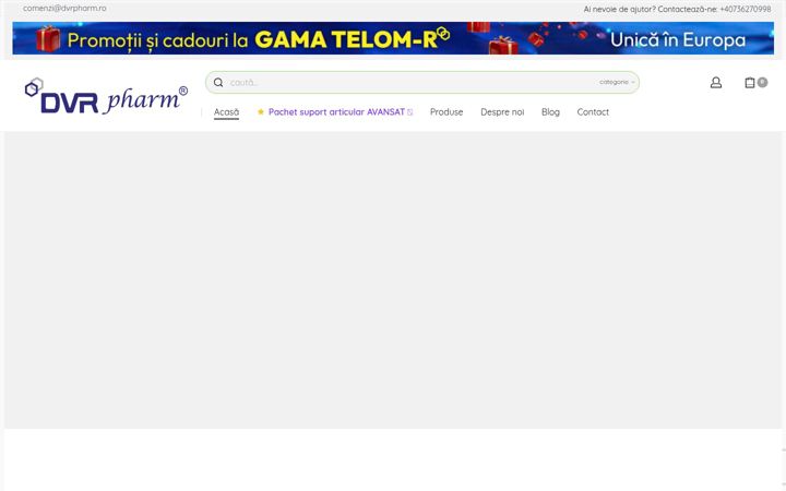Screenshot of dvrpharm.ro