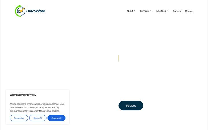 Screenshot of dvrsoftek.com
