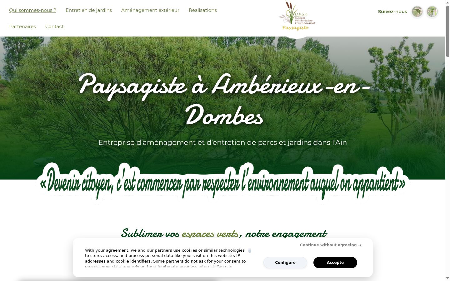 Screenshot tal-banner tal-kunsens muri qabel kwalunkwe interazzjoni