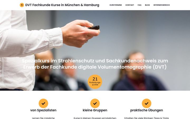 Screenshot of dvt-kurs-muenchen.de