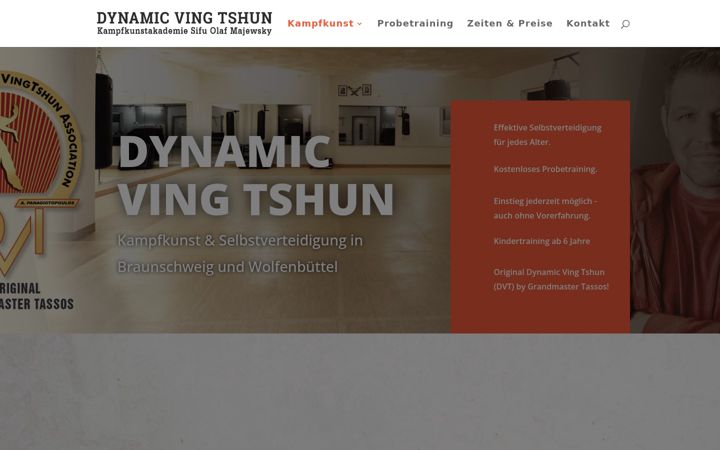 Screenshot of dvt-selbstverteidigung.de