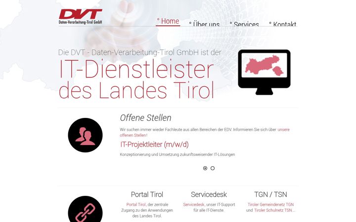 Screenshot of dvt.at