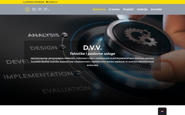Screenshot of dvv.hr
