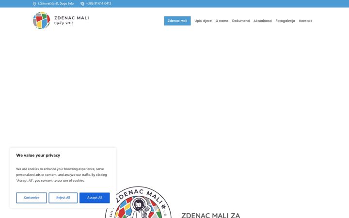 Ekraanipilt saidist dvzdenacmali.eu