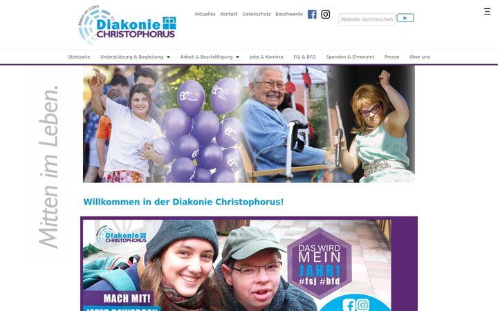 Screenshot of dw-christophorus.de