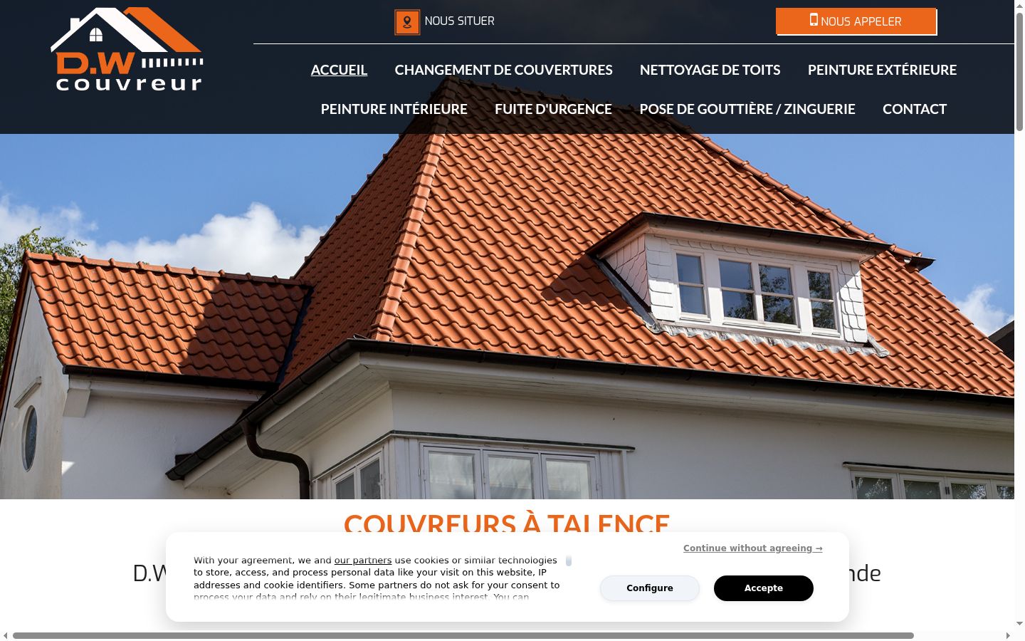 Screenshot tal-banner tal-kunsens muri qabel kwalunkwe interazzjoni