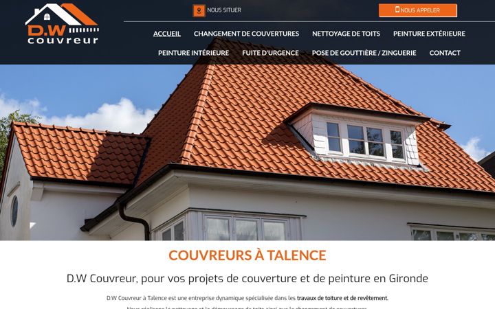 Screenshot of dw-couvreur.fr