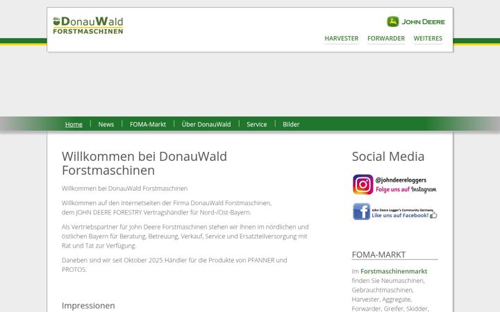 Screenshot of dw-forstmaschinen.de