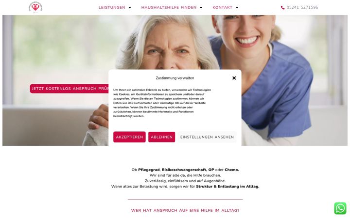 Screenshot of dw-hh.de