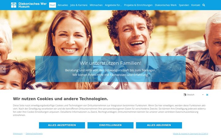 Screenshot of dw-husum.de