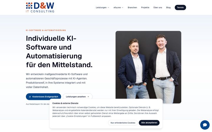 Screenshot of dw-itconsulting.de