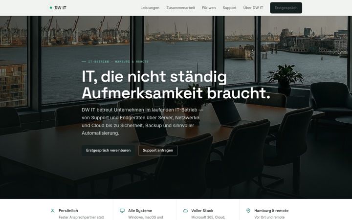 Screenshot of dw-itservice.de