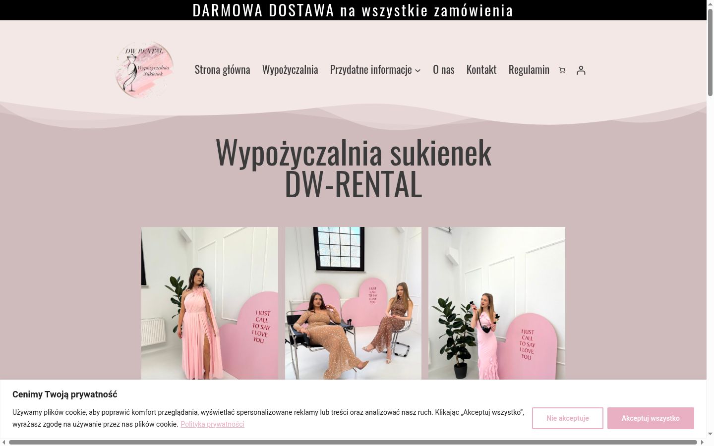 Captura de ecrã do banner de consentimento apresentado antes de qualquer interação