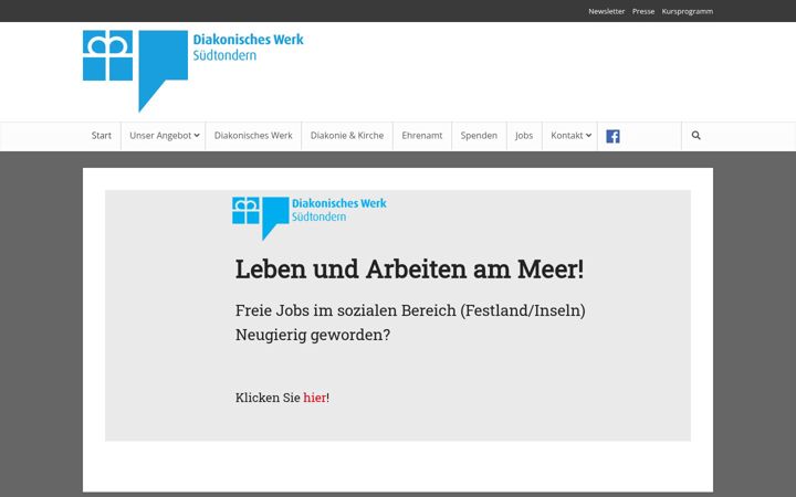 Screenshot of dw-suedtondern.de