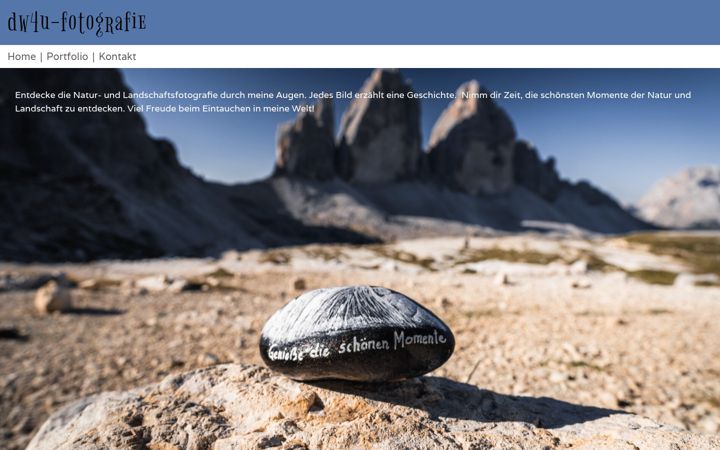 Screenshot of dw4u-fotografie.de
