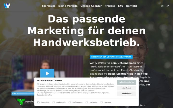 Screenshot of dwa-webdesign.de