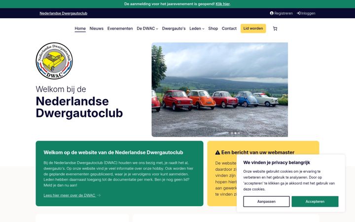 Snímek obrazovky dwac.nl