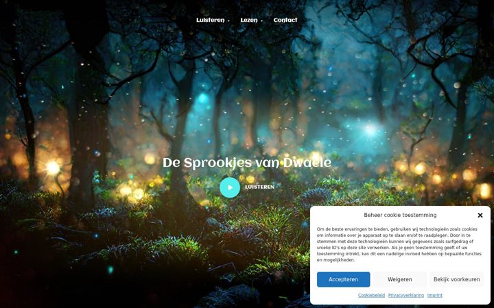 Screenshot di dwaele.nl