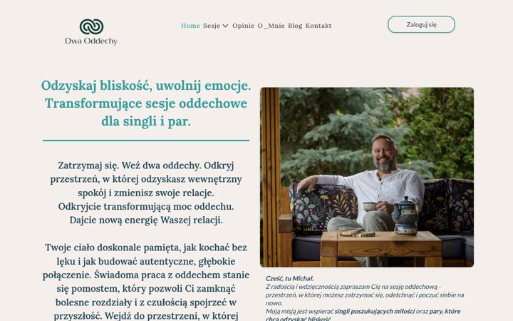 Screenshot di dwaoddechy.pl