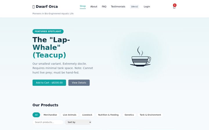 Screenshot of dwarforca.com