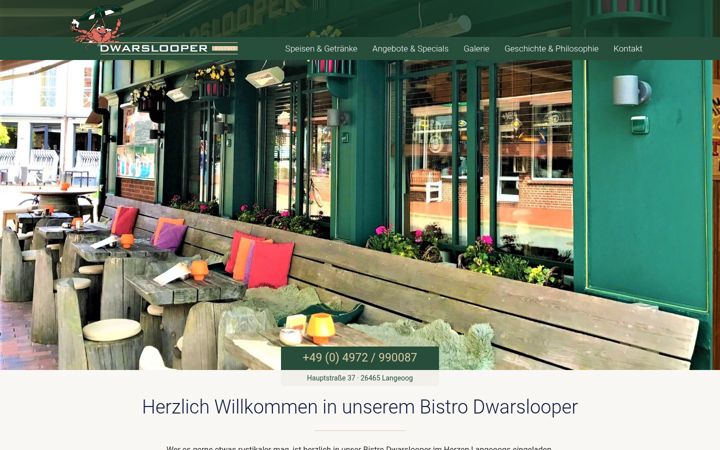 Screenshot of dwarslooper.de