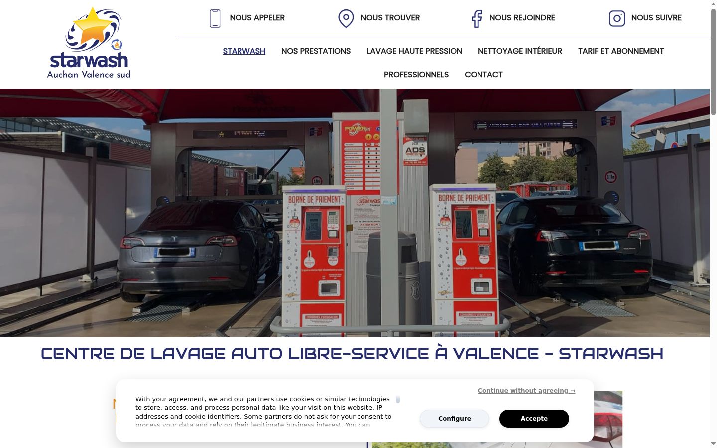 Screenshot tal-banner tal-kunsens muri qabel kwalunkwe interazzjoni