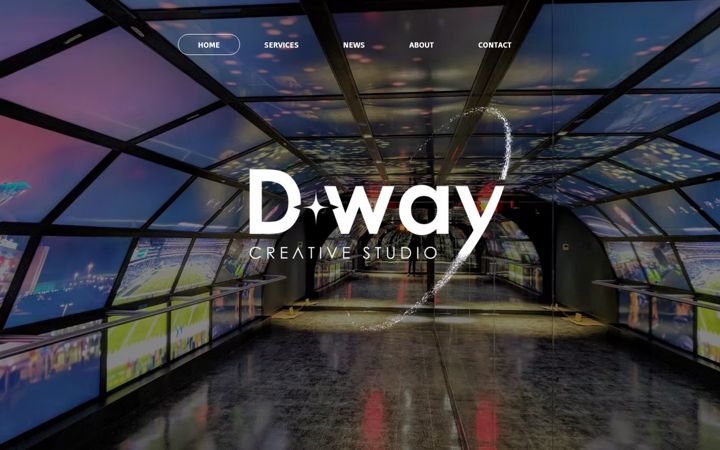 Screenshot of dwaycreative.com