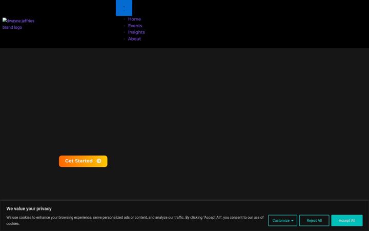 Screenshot of dwaynejeffries.com