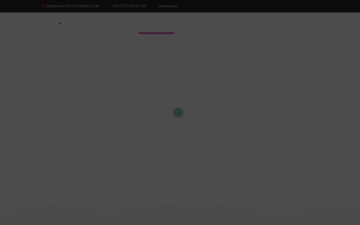 Captura de ecrã de dwb-kommunikation.de