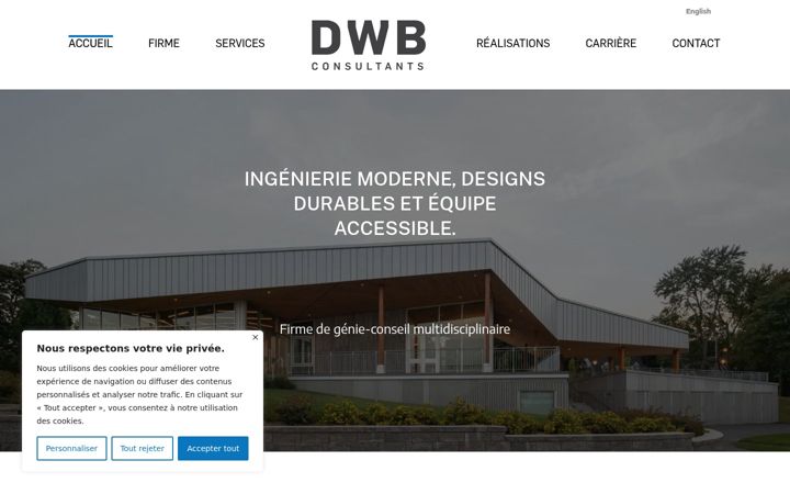 Screenshot of dwbconsultants.com