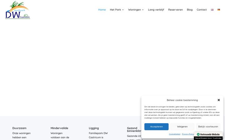 Screenshot di dwcastricum.nl