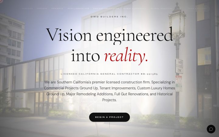 Screenshot of dwdbuilders.com