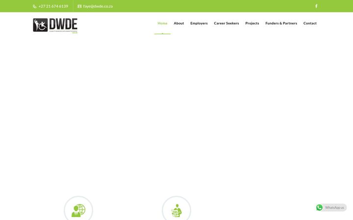 Екранна снимка на dwde.co.za