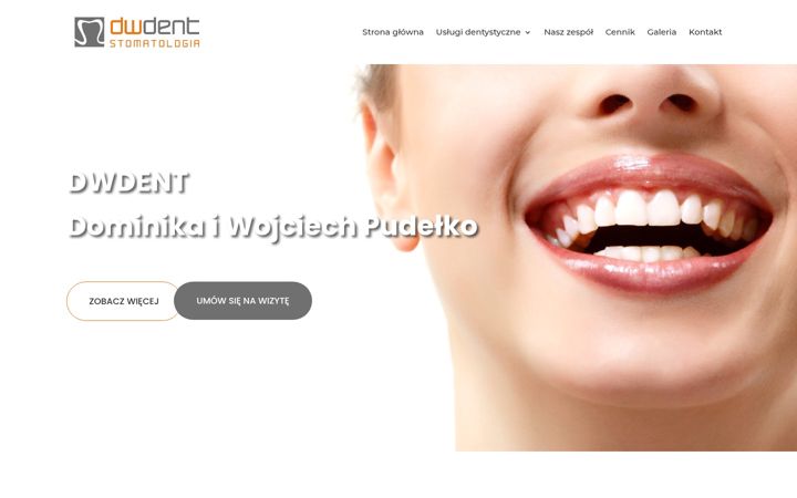 Captura de pantalla de dwdent.pl